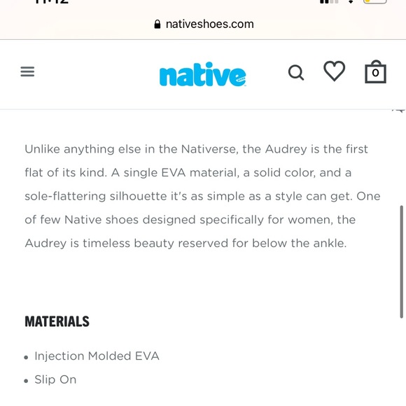 Audrey Native Shoes Women Size 7 - Picture 4 of 13